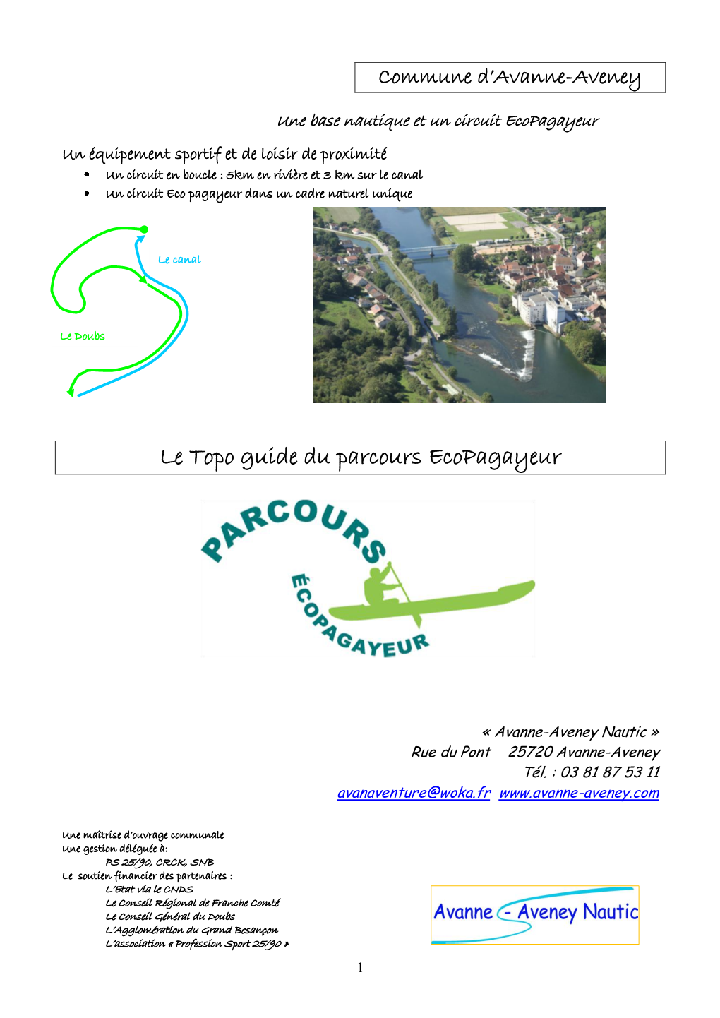 Parcours Ecopagayeurs D'avanne-Aveney