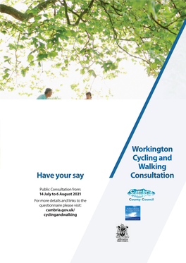 Have Your Say Workington Cycling and Walking Consultation