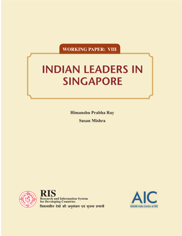 Indian Leaders in Singapore