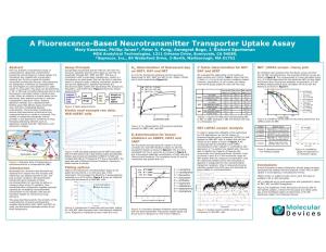 A Fluorescence-Based Neurotransmitter Transporter Uptake Assay Mary Kassinos, Phillip Jones*, Peter A