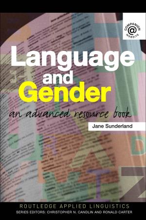 Language and Gender: an Advanced Resource Book Jane Sunderland Language and Gender an Advanced Resource Book