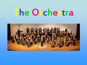 The Orchestra What Does an Orchestra Play?