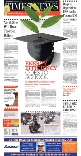 Energy Efficiency Goes to School