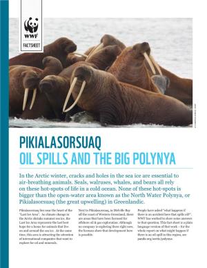 Pikialasorsuaq Oil Spills and the Big Polynya