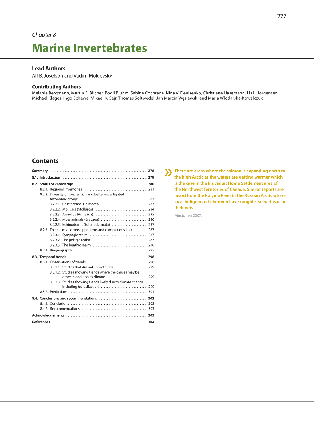 Marine Invertebrates