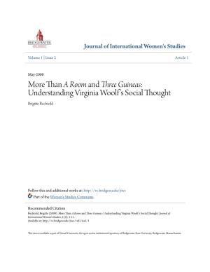 Three Guineas&lt;/Em&gt;: Understanding Virginia Woolf's Social Thought