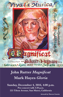 John Rutter Magnificat Mark Hayes Gloria