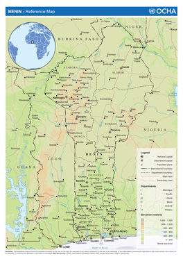 BENIN - Reference Map
