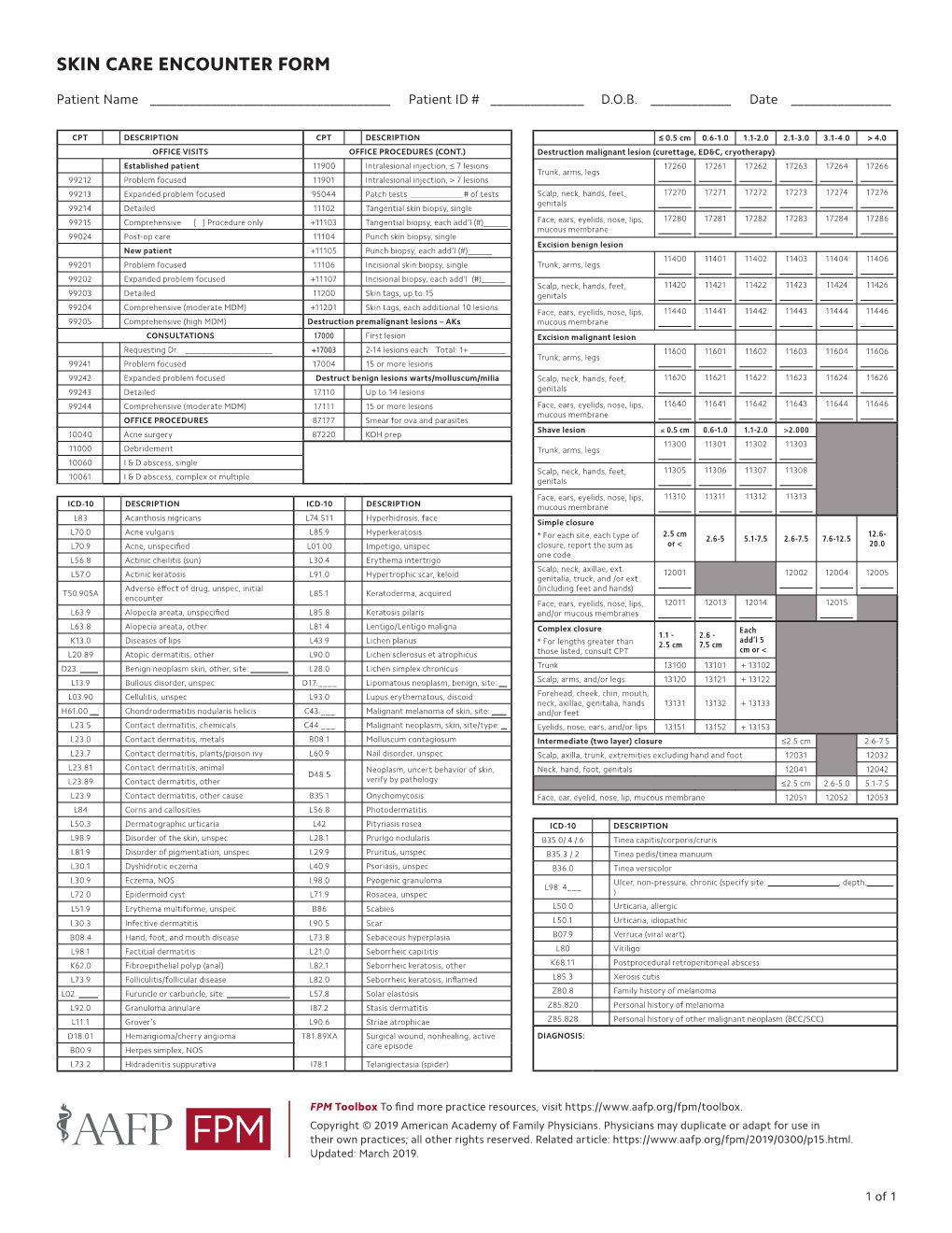 skin-care-encounter-form-docslib