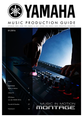 Music Production Guide Offizieller News Guide Von Yamaha & Easy Sounds Zur Yamaha Music Production Produktlinie