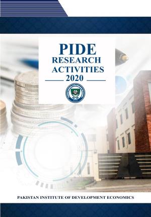 Pide Research Activities 2020
