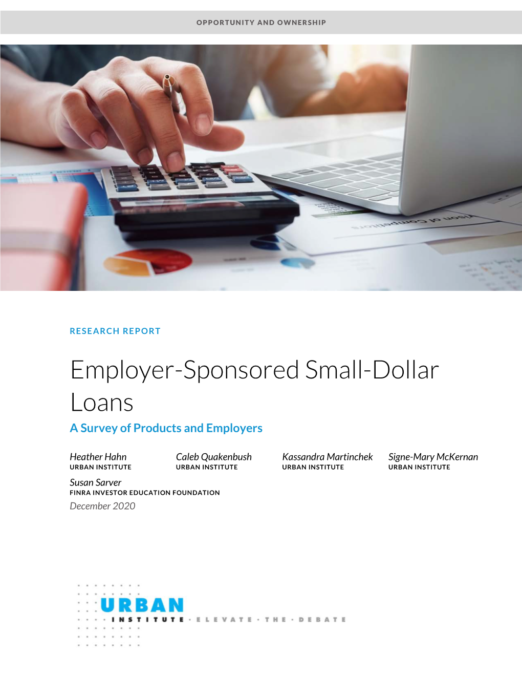 Employer-Sponsored Small-Dollar Loans a Survey of Products and Employers