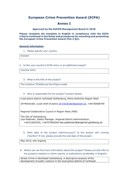 "The Initiative TICKAN and the Phase Model” and "Unlawful