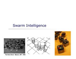 Swarm Intelligence Outline