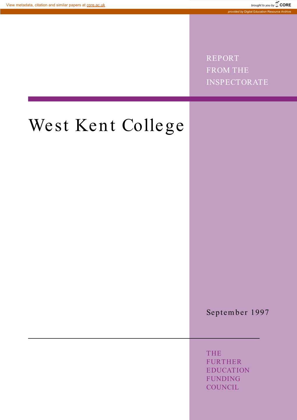 West Kent College