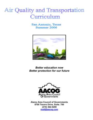 Air Quality and Transportation K-12 Curriculum