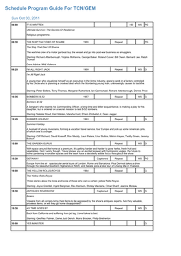 Program Guide Report