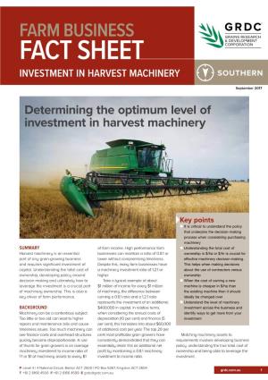 Farm Business Management Fact Sheet