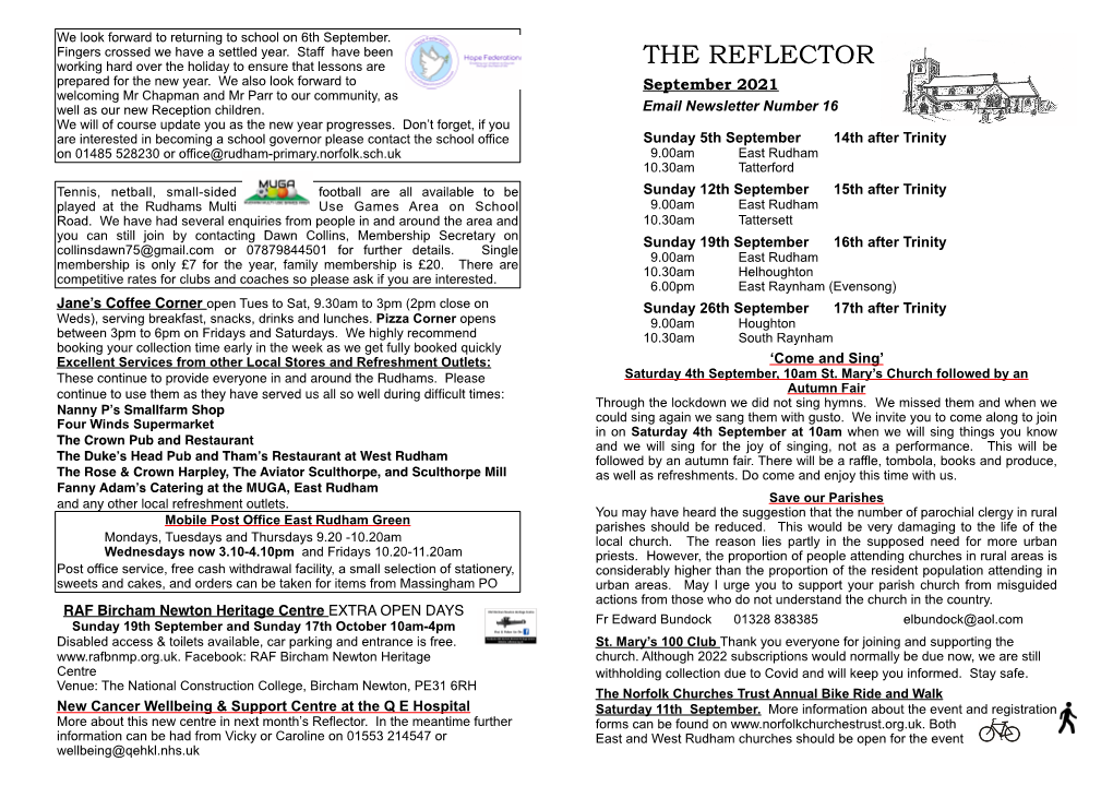 Reflector September 2021