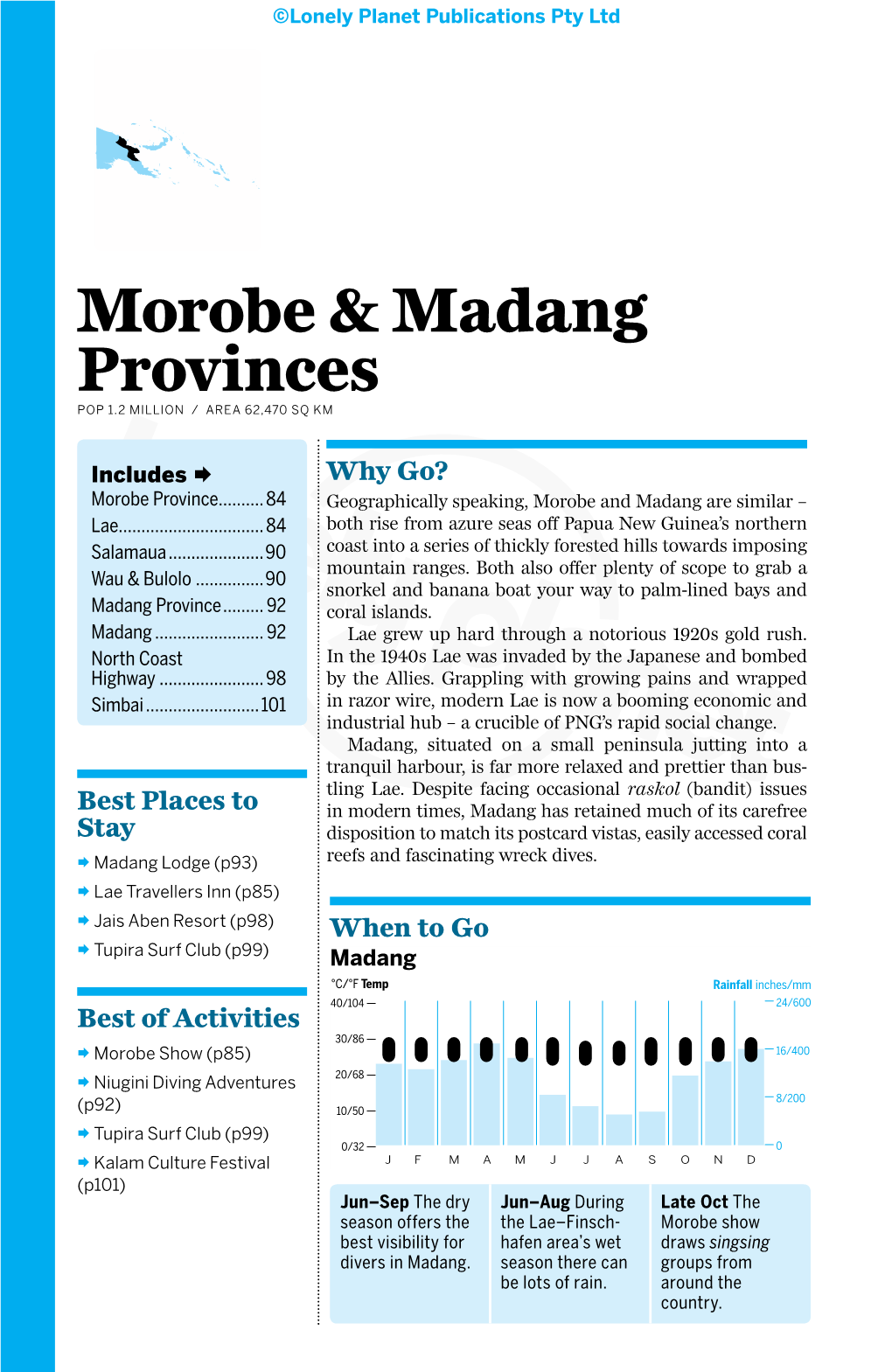 Morobe & Madang Provinces