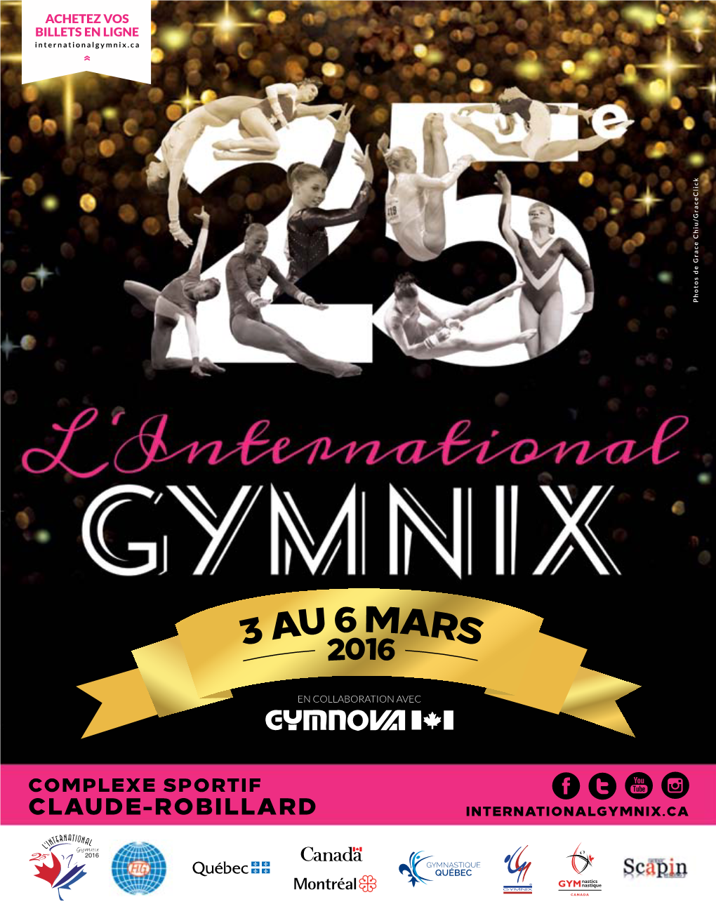 Table Des Matières Des Table 4 - L’INTERNATIONAL GYMNIX 2016