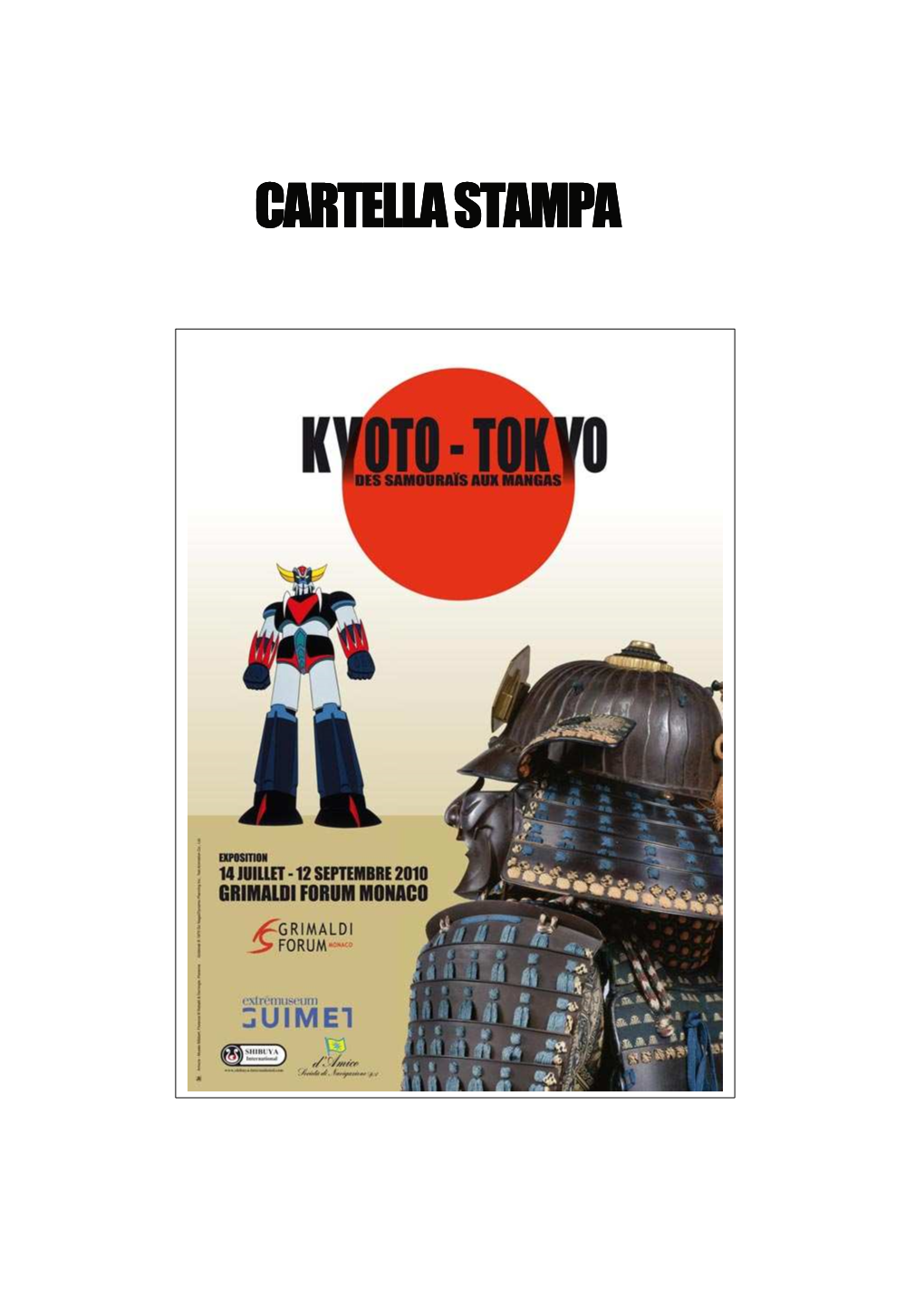 Kyoto-Tokyo, Dai Samurai Ai Manga