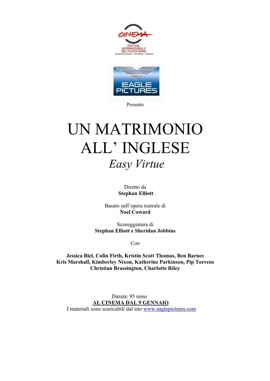 Un Matrimonio All' Inglese