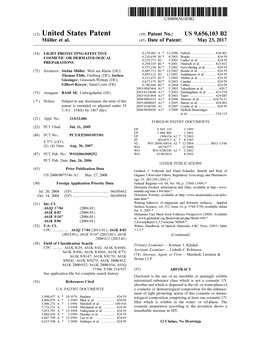 (12) United States Patent (10) Patent No.: US 9,656,103 B2 Müller Et Al