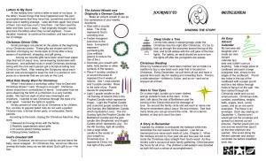 Advent Brochure--Journey to Bethlehem