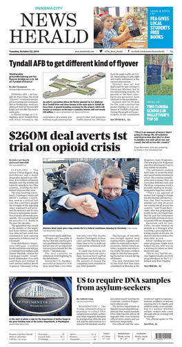 $260M Deal Averts 1St Trial on Opioid Crisis