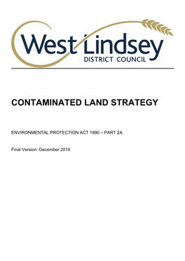 Contaminated Land Strategy Review [2012]