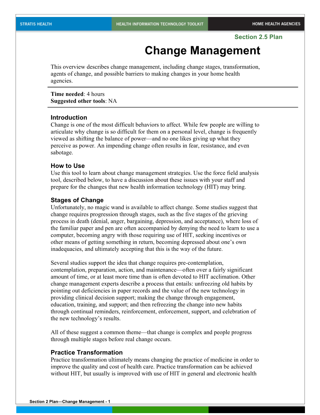 Change Management s1