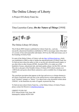 Portable Library of Liberty DVD Which Contains Over 1,000 Books and Quotes About Liberty and Power, and Is Available Free of Charge Upon Request