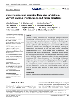 Understanding and Assessing Flood Risk in Vietnam: Current Status, Persisting Gaps, and Future Directions