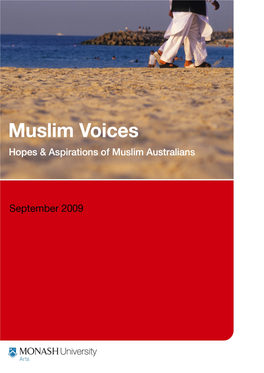 Muslim Voices: Hopes & Aspirations of Muslim Australians