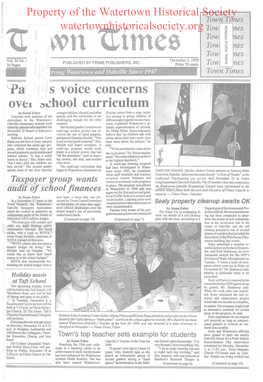 S Voice Concerns Ovei School Curriculum