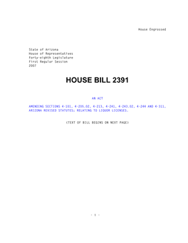 House Bill 2391