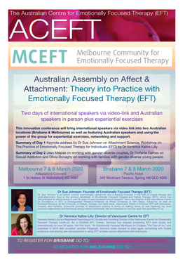 Emotionally Focused Therapy (EFT) for for (EFT) Therapy Focused Emotionally
