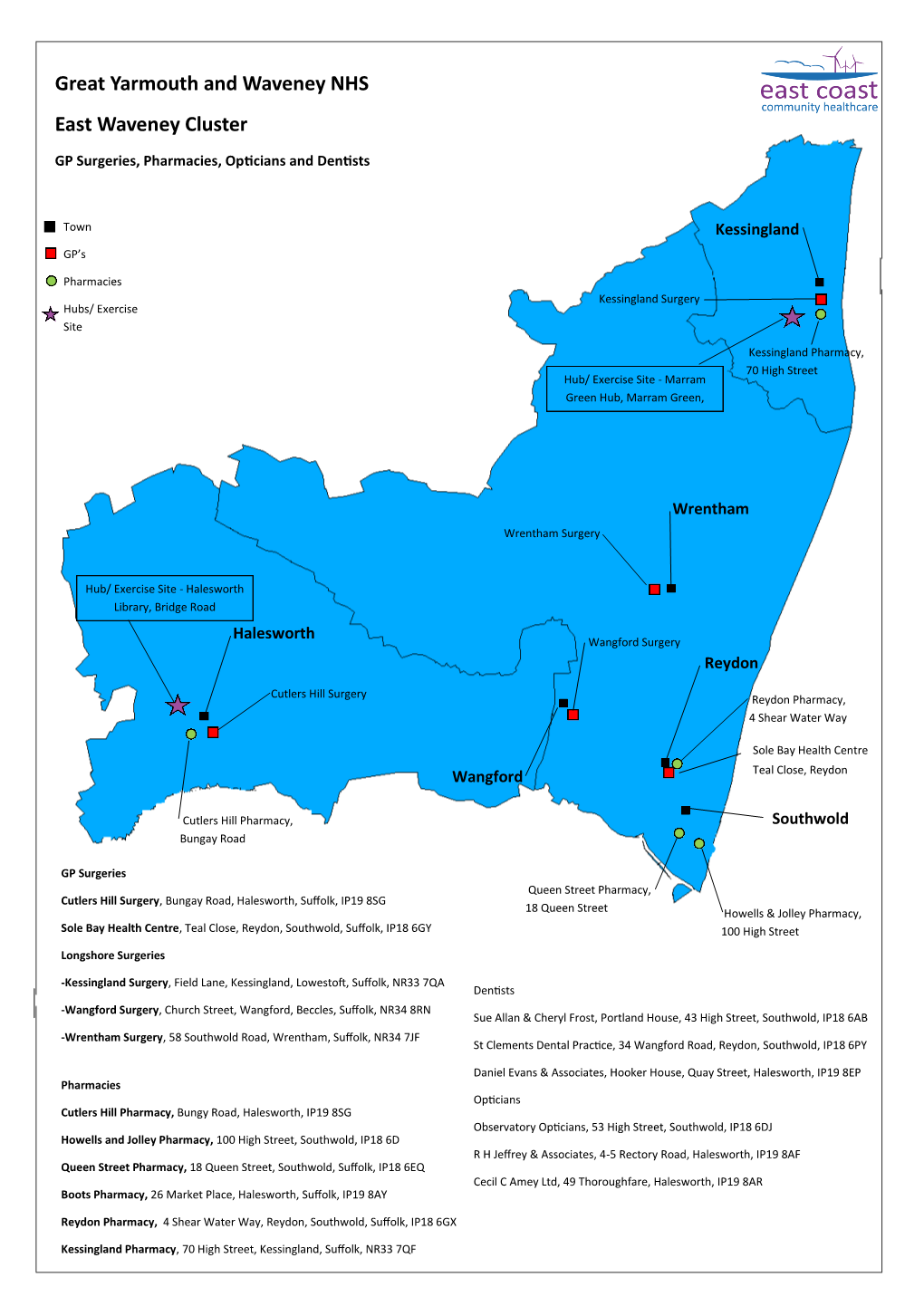 Great Yarmouth and Waveney NHS East Waveney Cluster