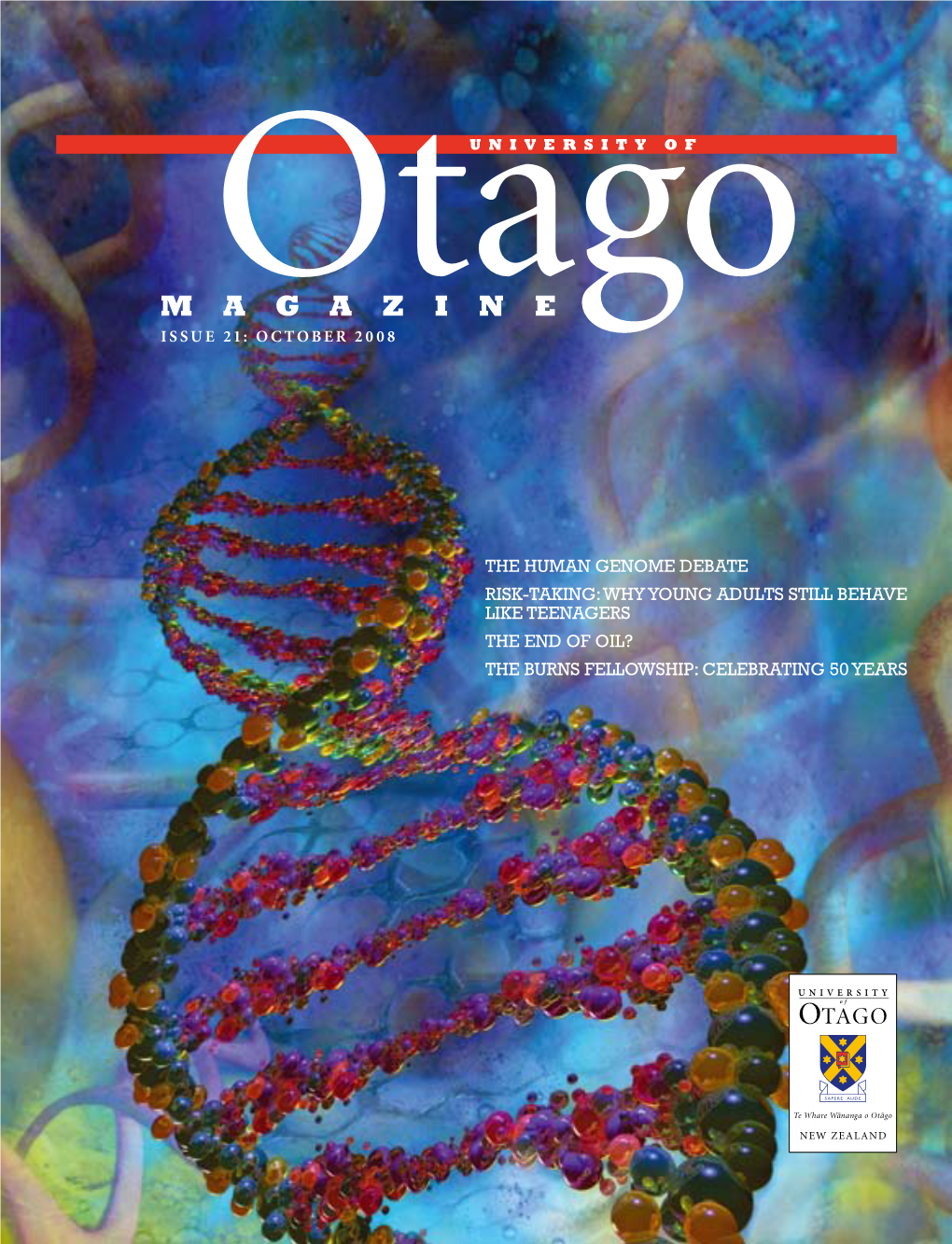 Issue 21 of the University of Otago Magazine