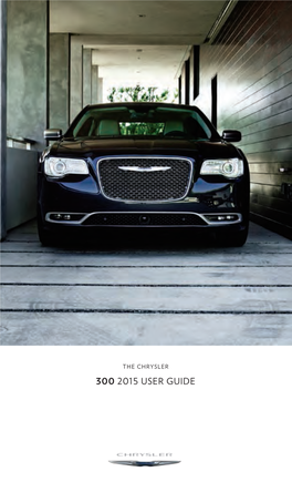 2015 Chrysler 300 User Guide