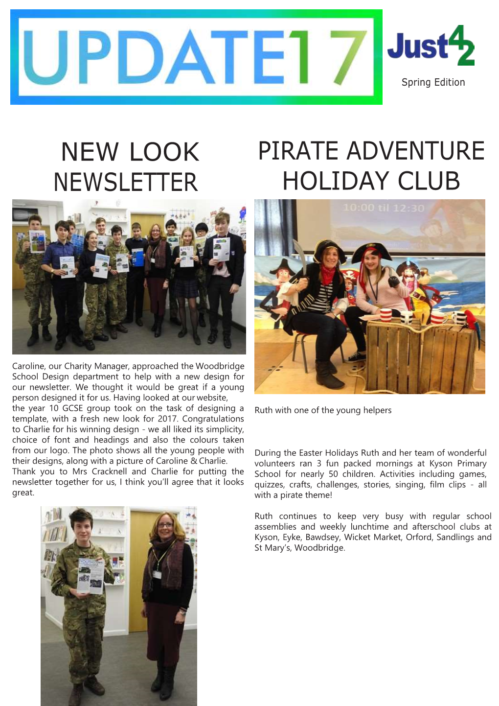 New Look Newsletter Pirate Adventure Holiday Club