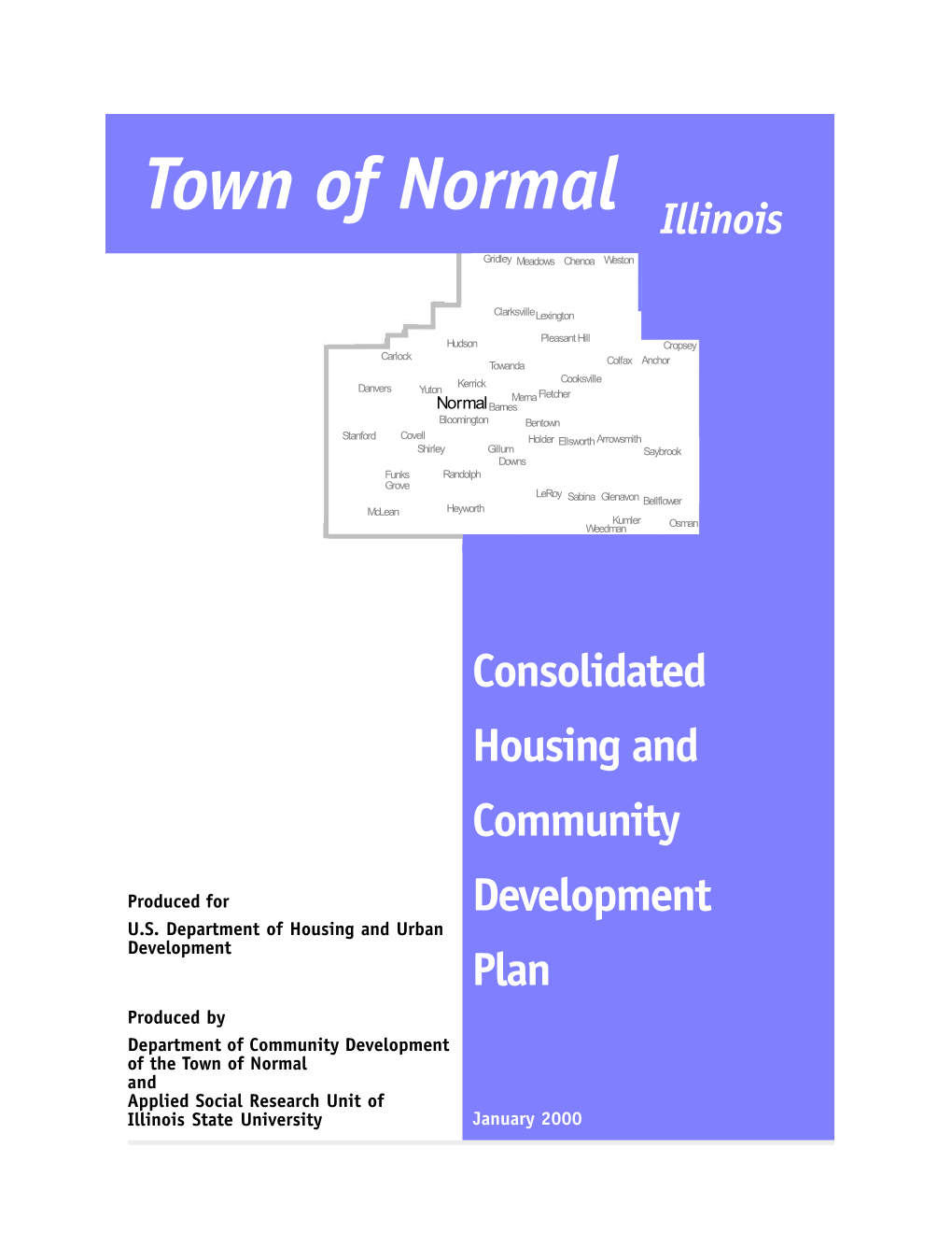 Town of Normal, Illinois, Consolidated Housing and Community