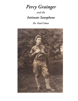 Grainger and the Intimate Saxophone/2020/Final Final.Pages