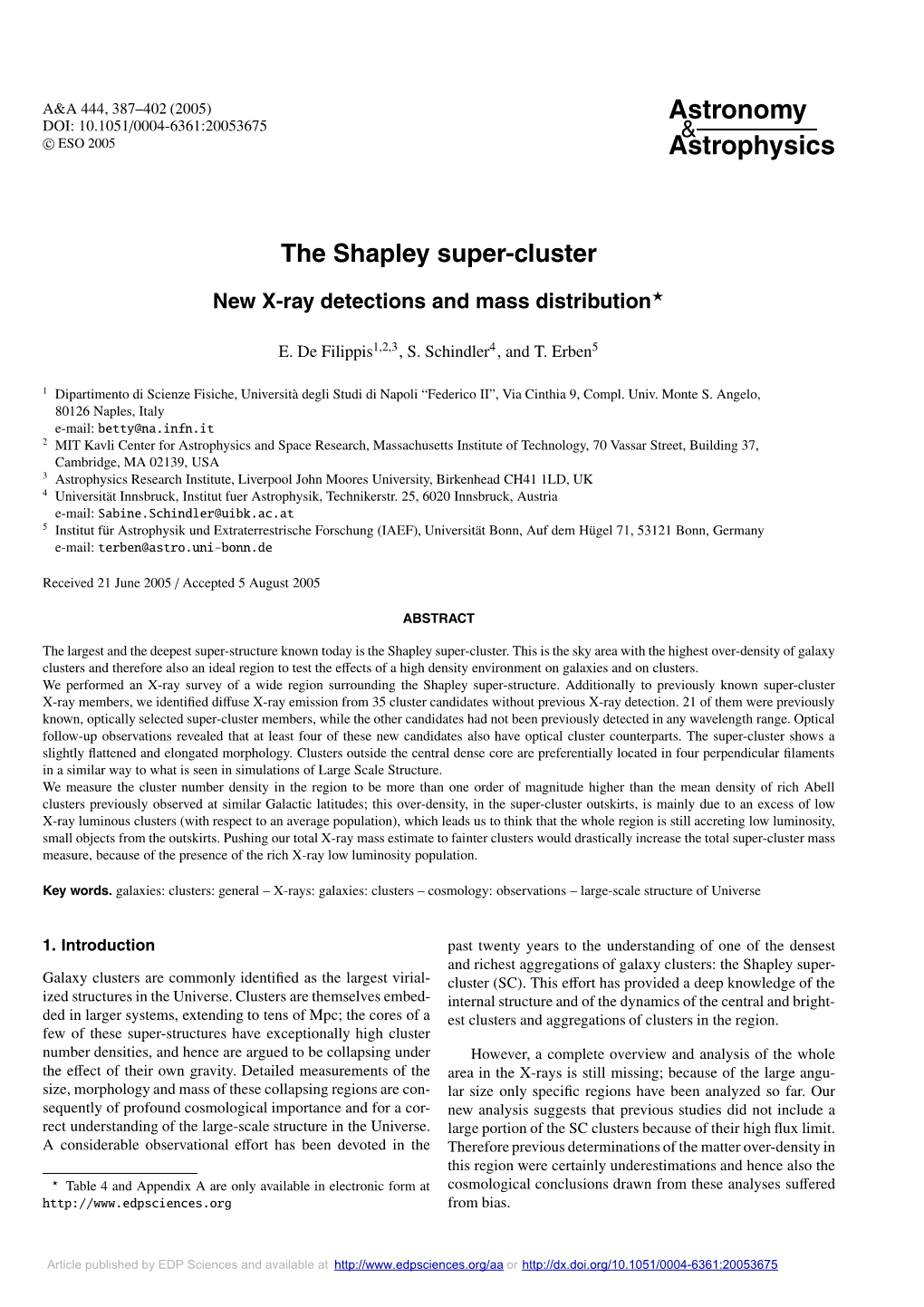 The Shapley Super-Cluster