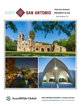 Visit San Antonio PRESIDENT &