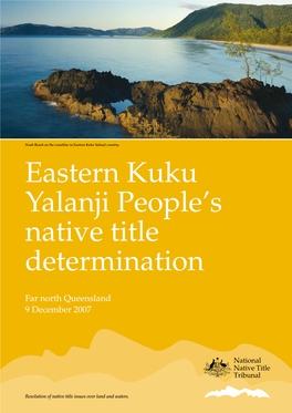 Eastern Kuku Yalanji People's Native Title Determination