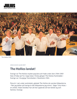 The Hollies Landat!