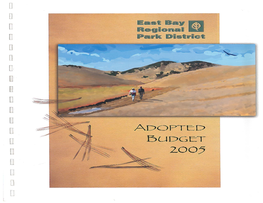 East Bay Regional Park District 2005 Budget