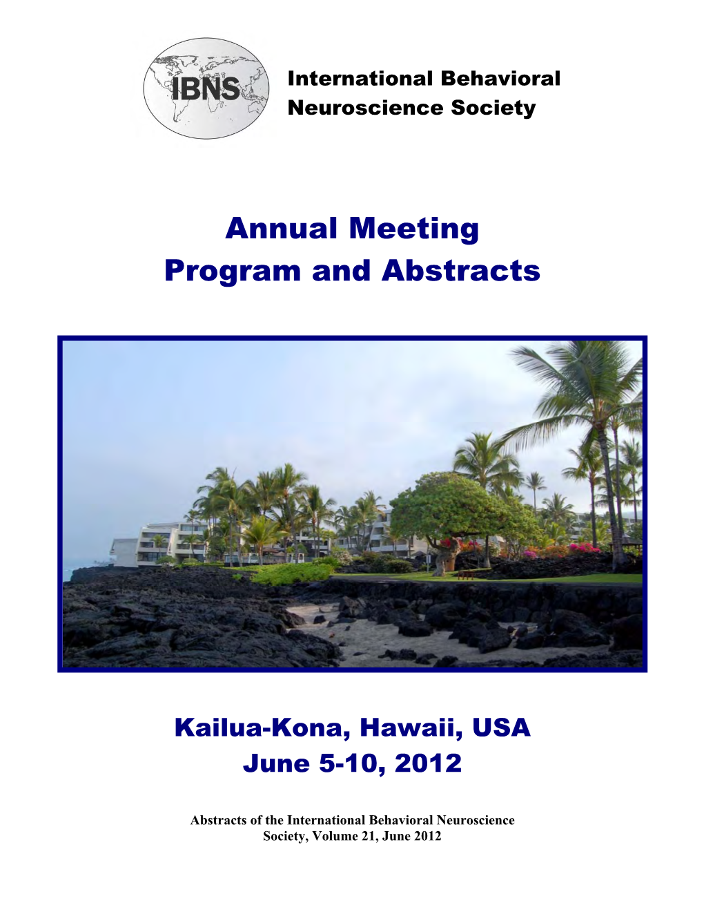 Annual Meeting Program and Abstracts